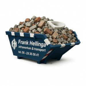 Puin container (6m3)