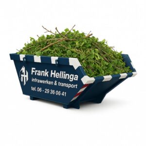 Groen afval container (6m3)